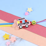 Smiley School Bus Kids Rakhi