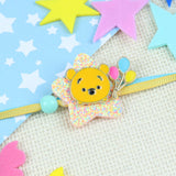 Teddy Bear Balloons Kids Rakhi