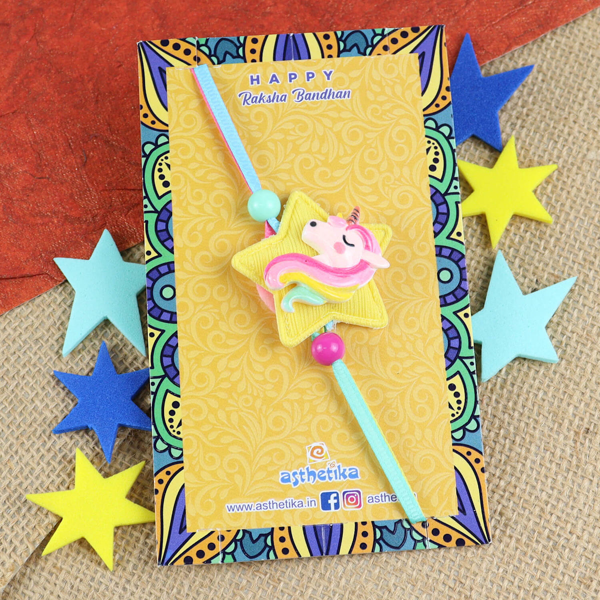 Sleepy Unicorn Kids Rakhi