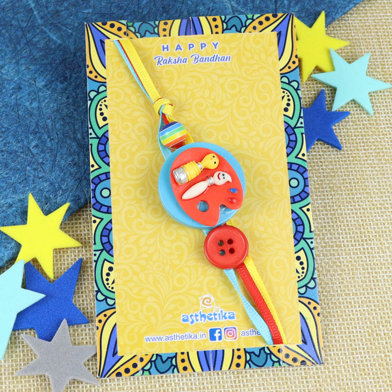 Paint Palette Kids Rakhi