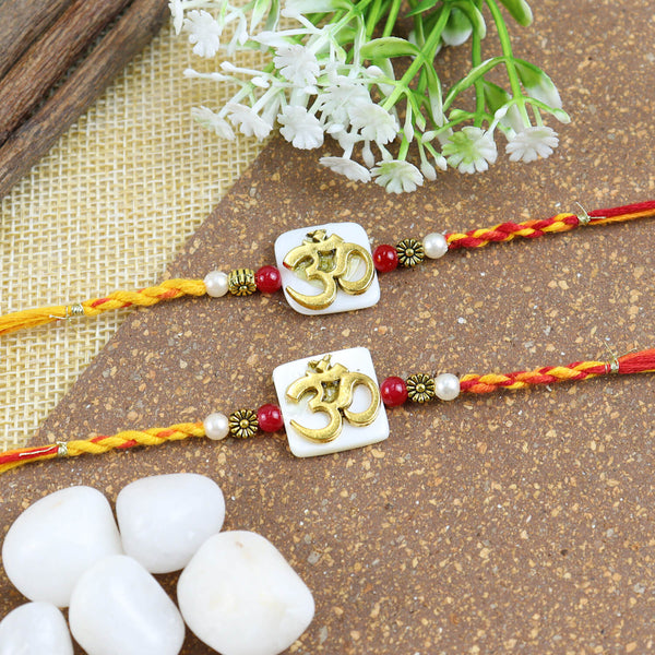 OM Classic Traditional Rakhi - Set of 2