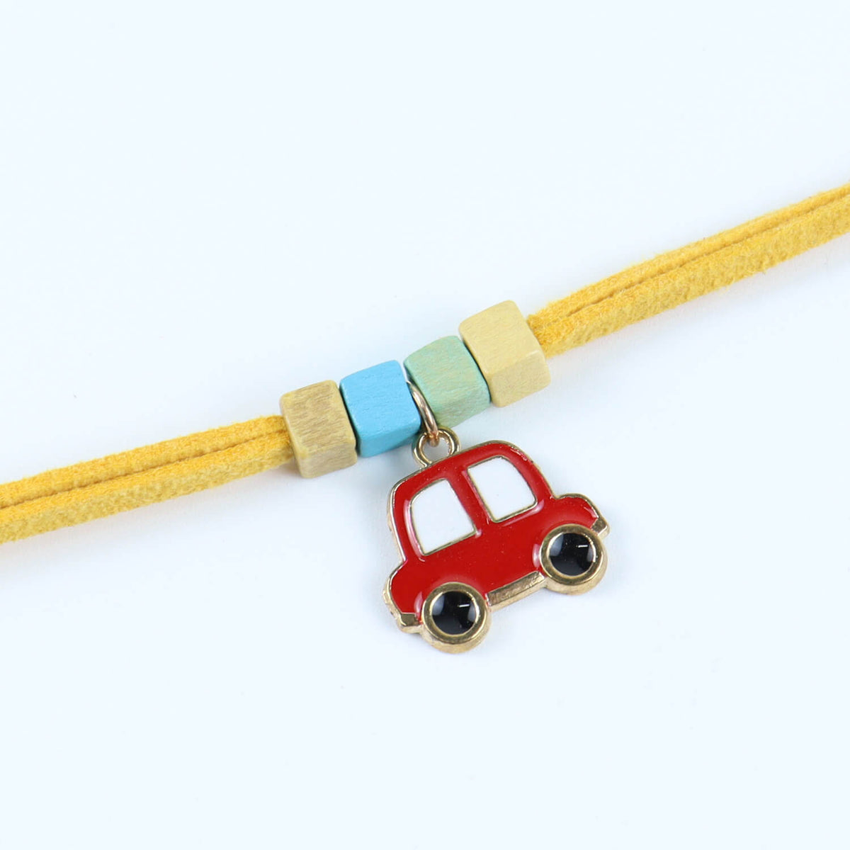 Red Car Bracelet Kids Rakhi