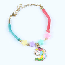 Load image into Gallery viewer, Unicorn Stars Bracelet Kids Rakhi
