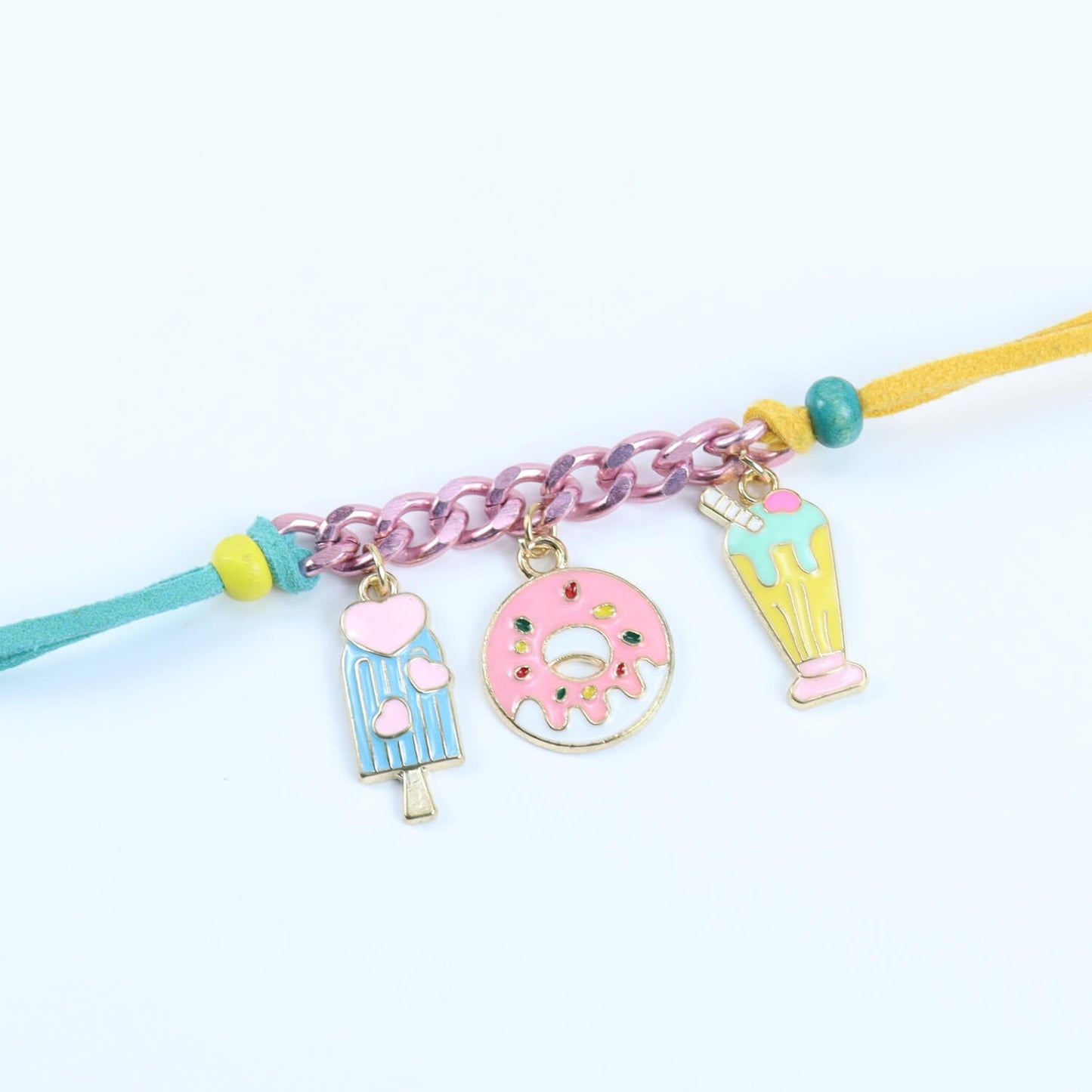 Ice-Cream Donut Multi-Charm Bracelet Kids Rakhi