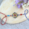 Abstract Design Fancy Stone Rakhi