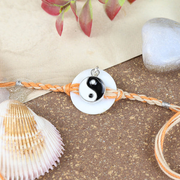Ying Yang Shell Rakhi
