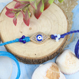 Evil Eye Diamond Stone Rakhi