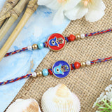 Hamsa Evil Eye Rakhis - Set of 2
