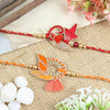 Embroidered Buttis Traditional Rakhis - Set of 2